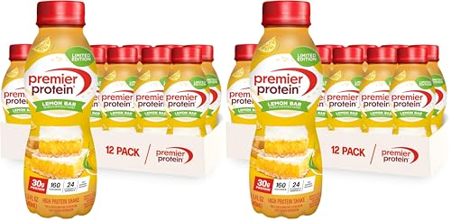 Premier Protein 30g High Protein Shake, Peaches &amp; Cream, 12 Pack